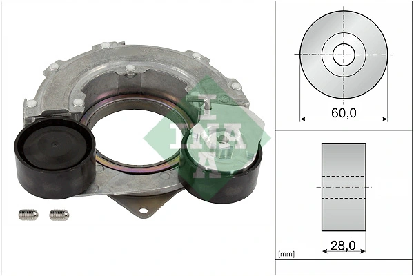 Belt Tensioner, V-ribbed belt